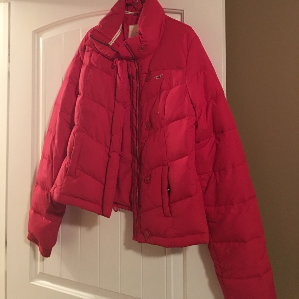 Hollister puffer jacket